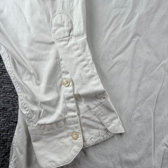 Gitman Bros Oxford Point All Cotton USA TTX 16.5 34 White Shirt Pocket Button Up - Picture 5 of 14